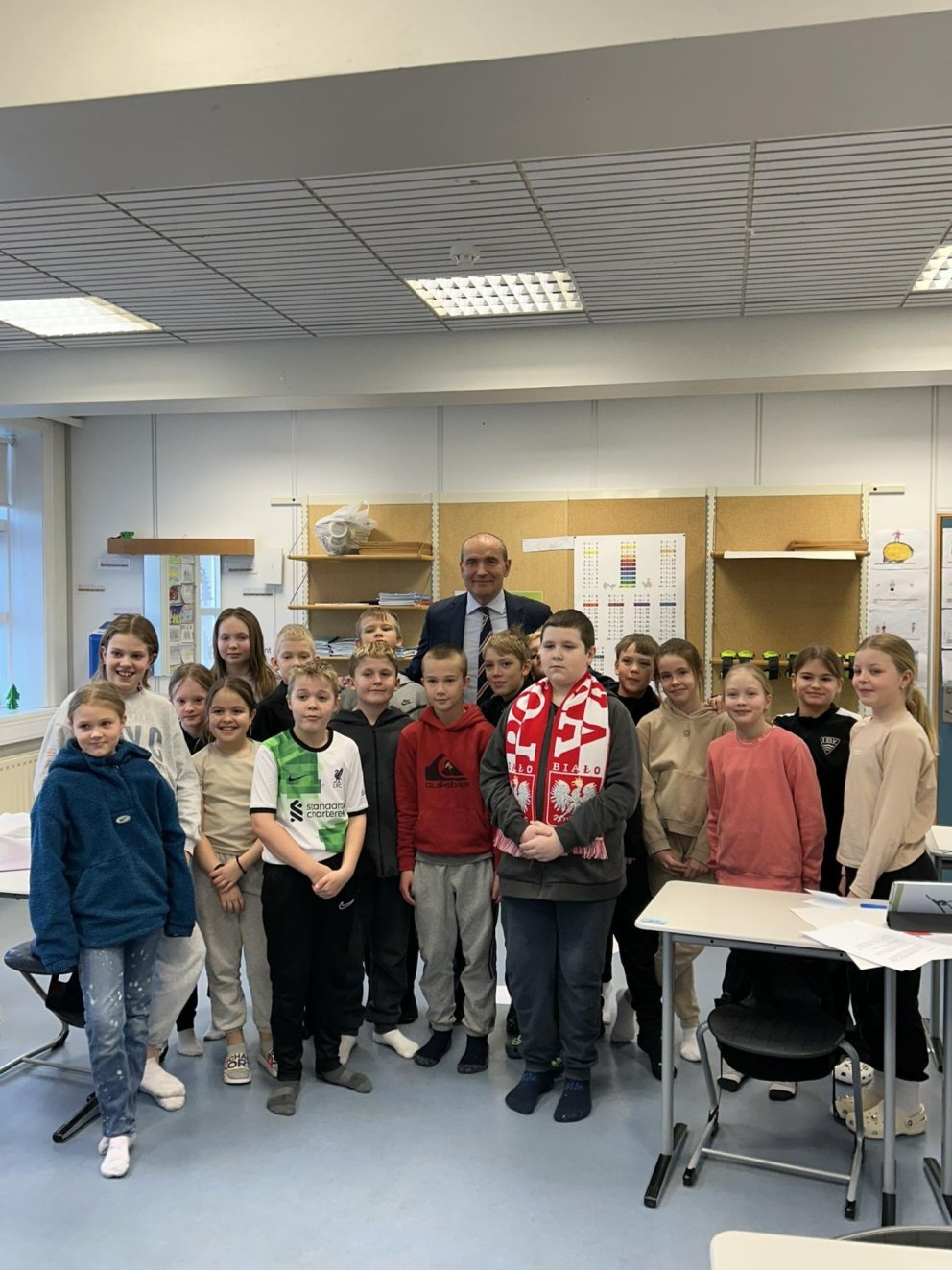 Heimsókn frá forseta Íslands