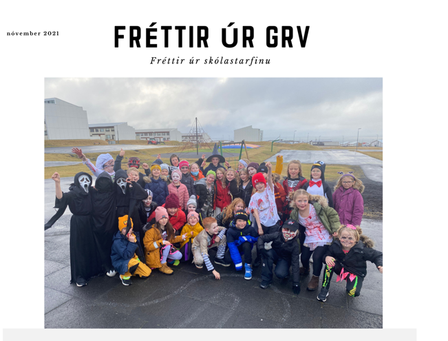 Fréttir úr skólastarfinu