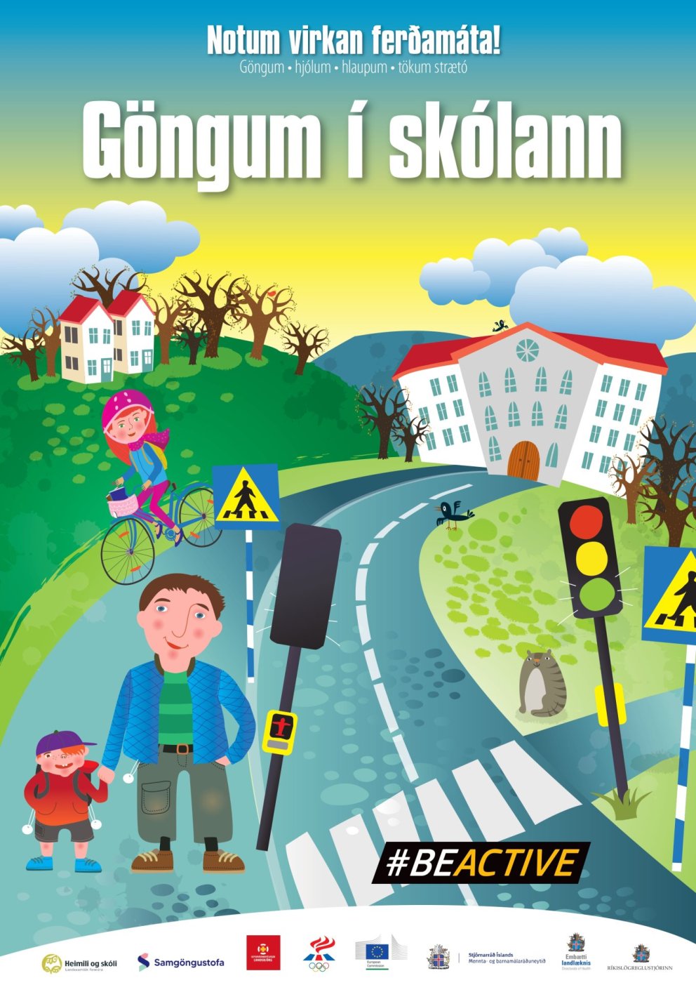 Göngum í skólann og keppni um gullskóinn hefst