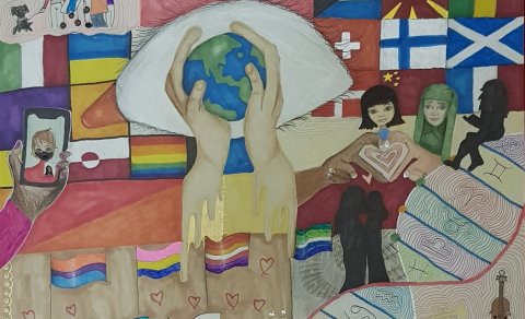 Bjartey Ósk sigurverari í friðarveggspjaldakeppni Lions.