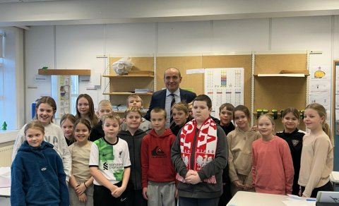 Heimsókn frá forseta Íslands