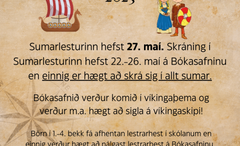 Sumarlestur Bókasafns Vestmannaeyja og GRV