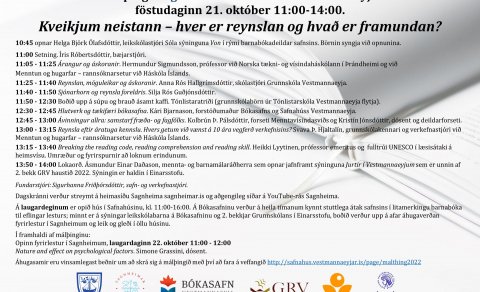 Kveikjum neistann málþing 21. október