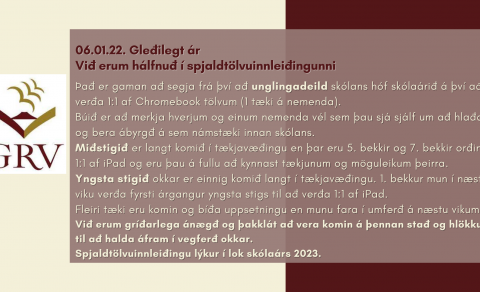 Fréttir af spjaldtölvuvæðingu