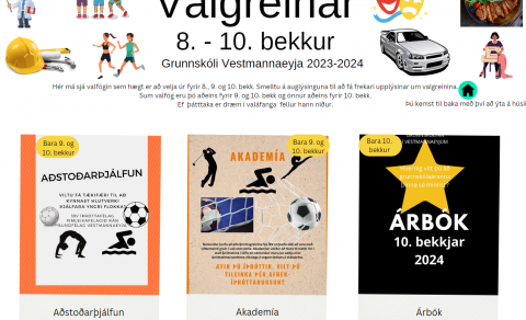 Val á unglingastigi